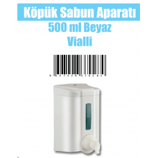 Köpük Sabun Aparatı 500 ml Beyaz Vialli