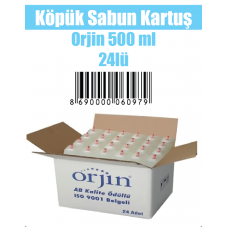 Köpük Sabun Kartuş Orjin 500 ml 24'lü