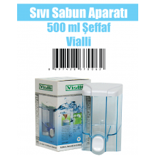 Sıvı Sabun Aparatı 500 ml Şeffaf Vialli