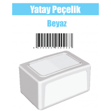 Yatay Peçetelik Beyaz