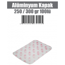 Alüminyum Kapak 250-350 gr 100'lü