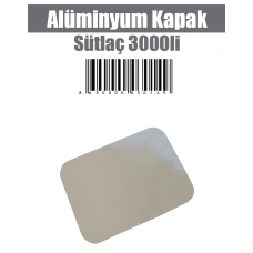 Alüminyum Kapak Sütlaç 3000'li