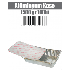 Alüminyum Kase 1500 gr 100'lü
