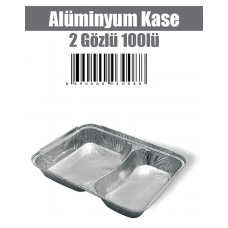 Alüminyum Kase 2 Gözlü 100'lü