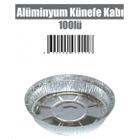 Alüminyum Künefe Kabı 100'lü