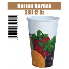 Karton Bardak 50'li 12 Oz