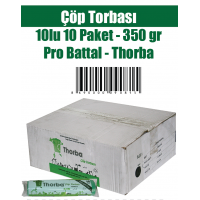 Çöp Torbası 10'lu 10 Paket 350 gr Pro Battal Torba