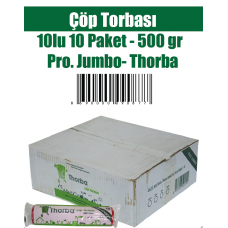 Çöp Torbası 10'lu 10 Paket 500 gr Pro. Jumbo Torba