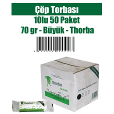 Çöp Torbası 10'lu 50 Paket 70 gr Büyük Torba