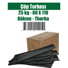 Çöp Torbası 25 kg 80x110  Dökme Torba