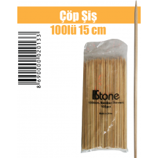 Çöp Şiş 100'lü 15 cm