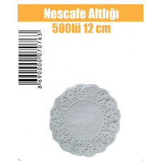 Nescafe Altlığı 500'lü 12 cm