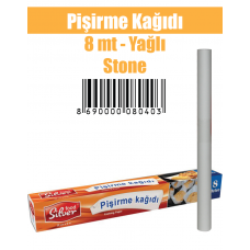 Pişirme Kağıdı 8mt Yağlı Stone