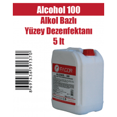 Alcohol 100 Alkol Bazlı Yüzey Dezenfektanı 5 lt