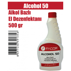 Alcohol 50 Alkol Bazlı Yüzey Dezenfektanı 500 gr
