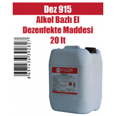 Dez 915 Alkol Bazlı El Dezenfekte Maddesi 20 Lt