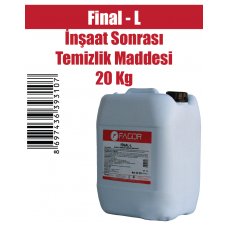 Final-L İnşaat sonrası Temizlik Maddesi 20 Kg