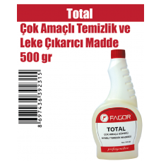Total Çok Amaçlı Temizlik ve Leke Çıkarıcı Madde 500 Gr