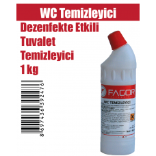WC Temizleyici Dezenfekte Etkili Tuvalet Temizleyici 1 Kg