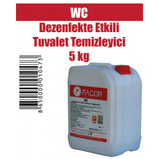 WC Dezenfekte Etkili Tuvalet Temizleyici 5 Kg