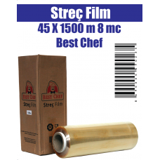 Streç Film 45 x 1500 m 8 mc Best Chef