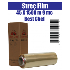 Streç Film 45 x 1500 m 9 mc Best Chef