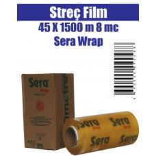 Streç Film 45 x 1500 m 8 mc Sera Wrap