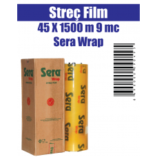 Streç Film 45 x 1500 m 9 mc Sera Wrap