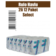 Rulo Havlu 2li 12 Paket Select