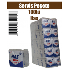 Servis Peçete 100lü Has