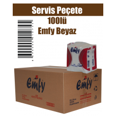 Servis Peçete 100lü Emfy - Beyaz