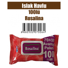 Islak Havlu 100lü Rosalina