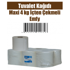 Tuvalet Kağıdı Maxi 4 kg İçten Çekmeli Emfy