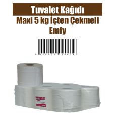 Tuvalet Kağıdı Maxi 5 kg İçten Çekmeli Emfy