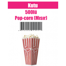 Kutu 500lü Pop-corn (Mısır)