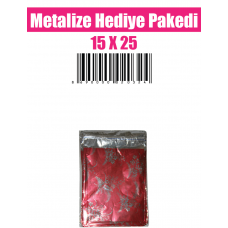 Metalize Hediye Paketi 15 x25