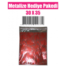 Metalize Hediye Paketi 30 x35
