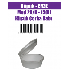 Köpük -ERZE Mod 29/B - 150li Küçük Çorba Kabı