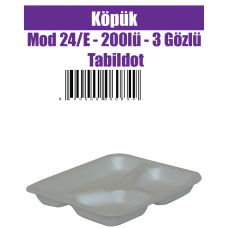 Köpük -ERZE Mod 24/E - 200lü - 3 Gözlü Tabildot