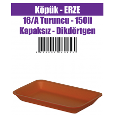 Köpük -ERZE 16 /A Turuncu - 150li Kapaksız-2000 gr