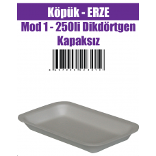 Köpük -ERZE Mod 1- 250li Dikdörtgen 1000 gr