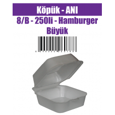 Köpük - ANI 8/B - 250li - Hamburger Büyük