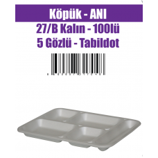 Köpük - ANI 27/B Kalın - 100lü 5 Gözlü - Tabildot