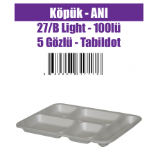Köpük - ANI 27/B Light - 100lü 5 Gözlü - Tabildot