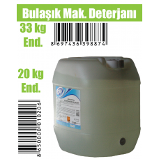 Bulaşık Mak. Deterjanı 33 kg End. 20 kg End.