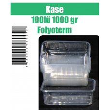 Kase 100 lü 1000 gr Folyoterm