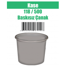 Kase 118 /500 Baskısız Çanak