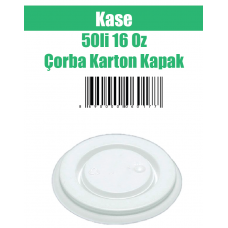 Kase 50 li 16 Oz Çorba Karton Kapak