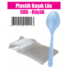 Plastik Kaşık Lüx 50li-Küçük