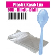 Plastik Kaşık Lüx 50li-Hibrit-Dizili